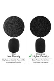 Resim MY POLO TIME Tms-49 Yaka Kürsü Mikrofonu Süngeri 15'li Paket 30 X 22 Mm 