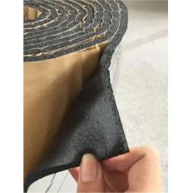 Resim Araç Oto Ses Isı Yalıtım Bandı Folyolu Kauçuk Sünger 15CMX10METRE 6mm Yapışkanlı 