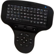 Resim KB-261T Siyah Bluetooth Kablosuz Q Multimedia Klavye + Mouse Set Everest