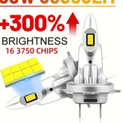 Resim Roadsun 2 adet H7 LED Araba Farları - Süper Parlak 30,000LM, 6000K Beyaz Işık, Kolay Kurulum, Çoğu Araçla Uyumlu, ROADSUN 