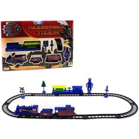 Resim Pilli Oyuncak Tren Seti 26 Parça Raylı Tren 