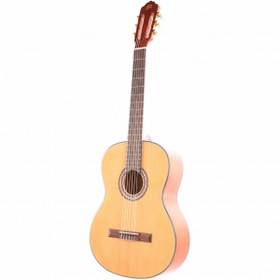 Resim Miguel Angela MA4-N Klasik Gitar - Naturel (Orta Seviye - Performans Serisi) | Seçilmiş Ağaç Kalitesi, Sıcak ve Derin Bas Tonları, Kararlı Akort Mekanizması | Uyum: 4/4 (Tam Boy) Standart 