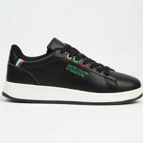 Resim Benetton Bni-10060 Ss Kadın Spor Ayakkabı BNI-10060-R145802 Beyaz - Siyah 