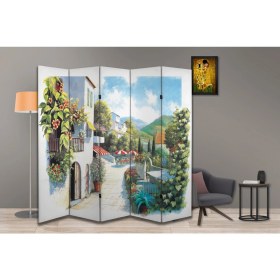 Resim Şehir Temalı Özel Tasarım Paravan Room Divider 180 x 200 cm 