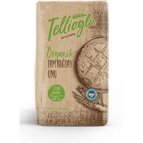 Resim TELLİOĞLU Organik Tam Buğday Unu 1000g 