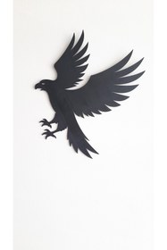 Resim moistrid Şık Pençeli Kartal Plastik Yapışkanlı Çerçevesi Duvar Aksesuarı Duvar Dekorasyon Süsü (24x20 cm) 