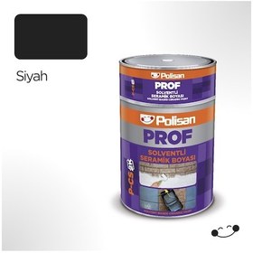 Resim Polisan Prof Siyah Seramik / Fayans Boyası (P-CS 2K) 3 KG 