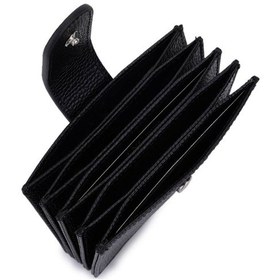 Resim Tamer Tanca Unisex Hakiki Deri Siyah Havyar Kartlık 1148 871 Krtlk Sk25-26 Sıyah Hvyr Siyah 