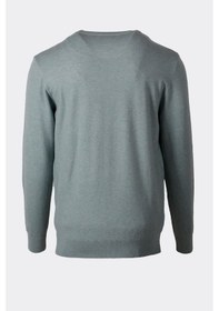 Resim Ncs Jeans Erkek Triko Bisiklet Yaka Mint Yün Görünümlü Tüylenmez 3009 Mint 