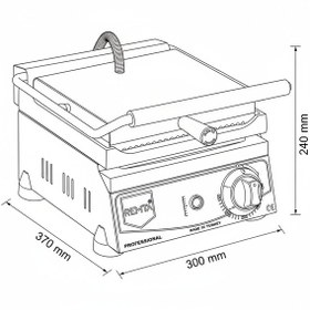 Resim Remta 8 Dilim Tost Makinası Elektrikli - R72 