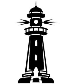 Resim Deniz Feneri Oto-motor-laptop-duvar-dekor 10 X 20 Cm 