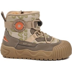 Resim Marcokids Bej İçi Kürklü Erkek Çocuk Düz Bot Çok Renkli 