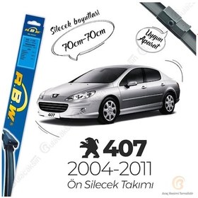 Resim RBW Peugeot 407 2004 - 2010 Ön Muz Silecek Takım 