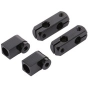 Resim Pazly Traxxas Axial Hsp Hpı İçin 1/10 Rc Araç Gövde Montaj Seti - Manyetik Alüminyum, Siyah 