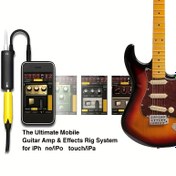 Resim Gitar Arayüzü I-Rig Dönüştürücü, Telefon Gitarı için Gitar Akustik Arayüzü, Gitar Akort Cihazı ve Aksesuarları 