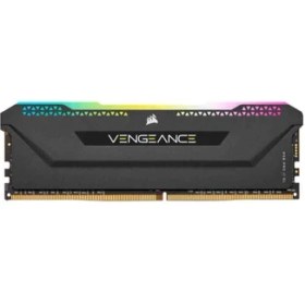 Resim Corsair Vengeance Rgb Pro Sl 8gb 3600MHZ CL18 CMH16GX4M2Z3600C18 Ddr4 Ram Bellek Siyah (Kutusuz) 