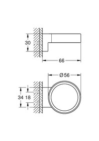 Resim Grohe Selection Sabunluk Tutacağı Mat Siyah - 41217kf0 Siyah 