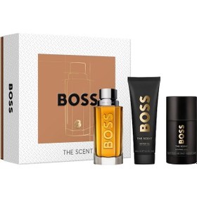 Resim Hugo Boss The Scent For Him Edt 100 Ml + Shower Gel 100 Ml + Deostick 75 Ml Erkek Parfüm Seti Aromatik 