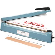 Resim 40 Cm Demir Gövde Poşet Yapıştırma Makinesi 