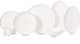 Resim Korkmaz Diana Collection 60 Parça Gold Yemek Takımı A8173 