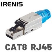 Resim Irenıs Cat8 Rj45 Aletsiz Montaj Tipi Konnektör. Cat8. Cat7 Kablo 