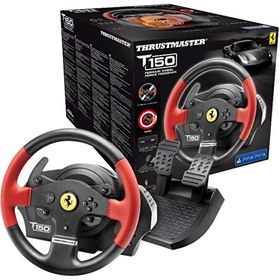 Resim Thrustmaster T150 Ferrari Wheel Force Feedback Yarış Direksiyonu (PS5,PS4,PC) OUTLET 