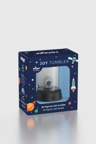 Resim Renga Joy Astronot Figürlü 250 Ml Kulplu Mavi Led Işıklı Tritan Bardak 222061 Mavi 