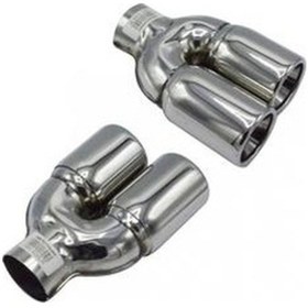 Resim Çiftli M Model Krom Egzoz Ucu 76 100 800-002lr 