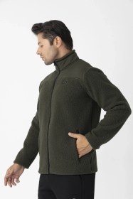 Resim Crozwise Tam Fermuar 3 İplik Sweat Yeşil 6055-04 Yeşil 