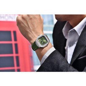 Resim Pagani Design Pd-ys019 37mm Japon Vh31 Kronograf Kuvars Saat Safir Kristal 50m Su Geçirmez Işıklı Deri Erkek Saati Yeşil Diğer 