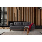 Resim Perla Sofa Madrid Üçlü Yataklı Kanepe Bora Antrasit 