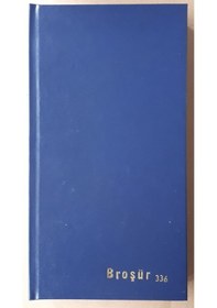 Resim Ticari Broşür Defter 336 Yp 16x31 Cm Sert Kapak 70 gr 