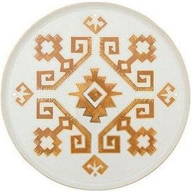 Resim Porland Arabesque Serisi 18cm Düz Tabak Desen1 beyaz 