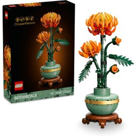 Resim LEGO® Botanicals Krizantem 10368 – Yetişkinler için Dekoratif Çiçek Modeli Yapım Seti, Sevgililer Günü Hediye Fikri (278 Parça) 