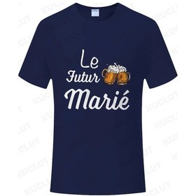 Resim Kuclut Fransız Evlilik Takımı Bekarlığa Veda Partisi T-shirt Damat Moda Grafik Düğün Tişörtyellowerkek Yellow 