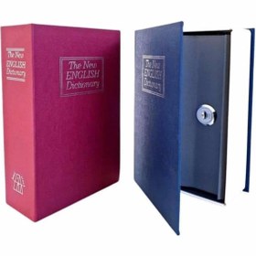 Resim Ronanna Kitap Görünümlü Gizli Kasa Büyük Boy Anahtarlı Kilitli Para Kasası 