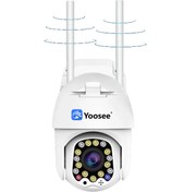 Resim yoosee Wifi Ip Kamera 360+çift Anten+1080p Speed Dome Ptz 2mp 4x Zoom 