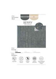 Resim Cool Halı Berry 8206 Antrasit Halı Oturma Odası Halısı Kaymaz Taban Halı Kesme Halı Yolluk İnce Halı Kilim 