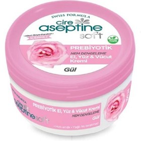 Resim Cire Aseptine Soft Prebiyotik Gül El Yüz ve Vücut Kremi 100 ml 
