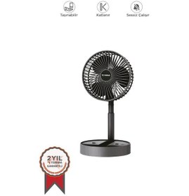 Resim Torima F-06 Mini Fan Vantilatör Masa Fan Siyah 