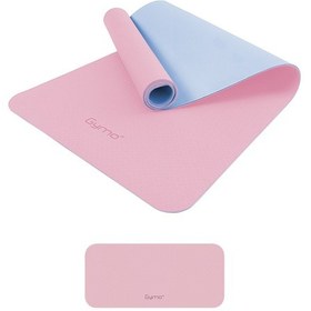 Resim Gymo Ekolojik 6mm Tpe Yoga Matı Pilates Minderi Diz Dirsek Koruyucu Matlı Set Pembe Pembe 