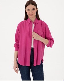 Resim Pierre Cardin Kadın Fuşya Gömlek Desenli 50311567-vr023 Fuşya 