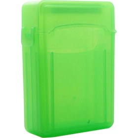 Resim Flameer 2.5 Inç Plastik Sata HDD Ide Sabit Sürücü Muhafaza Çift Katmanlı Kılıf Yeşil (Yurt Dışından) 