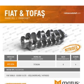 Resim Genel Markalar Fiat Krank Doblo 1,9jtd - 254 