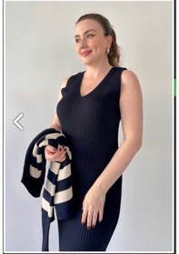 Resim Kencollection Jileli Triko Takım Elbise Siyah Siyah 