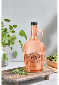 Resim Selka Home - Mary 1500 Ml Desenli Cam Galon Yağdanlık 