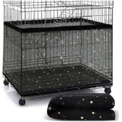 Resim Shineyee Kuş Kafesi Sıçramaya Dayanıklı Kapak, Kuş Kafesi Sıçramaya Dayanıklı Ağ, Toz Ve Tüy Geçirmez Toz, Sinek Ve Böcek Geçirmez Kapak, Papağan Kaf-47 