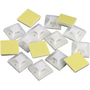 Resim Yapışkan Kroşe 28X28 Yapışkanlı Kablo Bağı Tutucu 