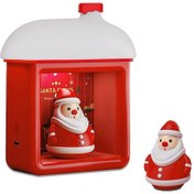 Resim Geeroyoo Usb Şarjlı Çocuk Gece Lambası: 3d Noel Baba Figürlü, 3 Aydınlık Modlu, Manyetik Açma/kapama Özellikli Kırmızı 