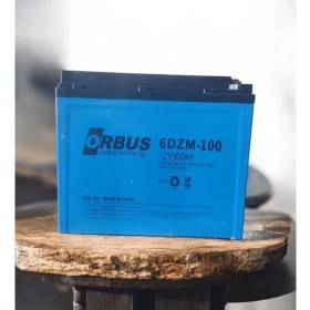 Resim Orbus 12V 100AMPER 100AH 3 Tekerlekli Elekrikli Araçlar Için Jel Akü - Ebatlar: 224X150X178MM 